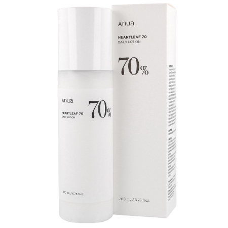 Anua Heartleaf 70% Daily Lotion Kojąco-Nawilżająca Emulsja do Twarzy 200ml